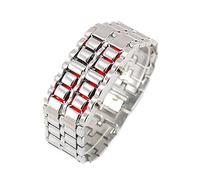 Digital Watch for Men Stainless Steel Double LED Screens Accurate Device