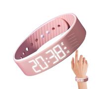 Digital Watch with Alarm,Digital Watch with Vibrating Alarm | Smartwatch Wristband Clock Adjustable for Kids Women Men Heavy Sleepers Sports Travel School Outdoor Birthday