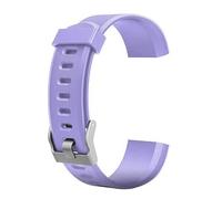 Digital Watch with Stopwatch Very Fit Watch Fitness for ID115 Fitness 5 Color Strap Wristband Activity Talking Watches (B, One Size)