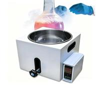 Digital Water Bath for Labs, PID Temperature Control Ambient to 250℃, Constant Temperature Oil and Water Bath, Lift-Type, for Scientific Research