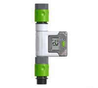 Digital Water Flow Meter Plastic Garden Hose Monitor(A)