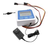 Digital Water Flow Meter Set LCD Flow Rate Monitor Inline Electronic Flow