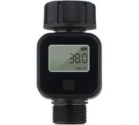 Digital Water Flow Meter with LCD Display | 1-45.5 L/min Range | IPX5 Waterproof Sensor for Garden Irrigation Swimming Pools | 3/4 Inch Hose Thread Interface |