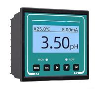 Digital Water Quality Detector 0-14pH ±0.02 Accuracy | Dual-channel relay control, AC250V/5A contacts, customizable alarm thresholds, automatic dosing pump linkage