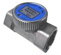 Digital Waterproof Turbine Flow Meter 1.52 Inch For For Diesel With Threaded Installation And LCD Screen Showing Multiple Measurement Units(1.5 inches)
