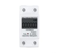 Digital Watt Hour Meter 220V 60A Flame Retardant