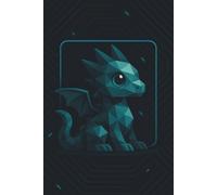 Digital Wavelengths Dragon || Lined Notebook, 6x9, 120 Pages: Futuristic notebook for journaling, coding notes, or brilliant ideas