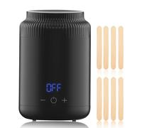 Digital Wax Warmer with Touch Screen Temperature Control, Wax Machine for Hair Removal, Wax Warmer Pot for Face, Armpit, Eyebrow, Brazilian Bikini Waxing at Home (Black)