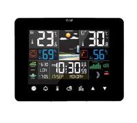 Digital Weather Station Color Display with Forecast - Wireless Indoor Outdoor Thermometer Hygrometer Remote Sensor Home Garden 17.8cm