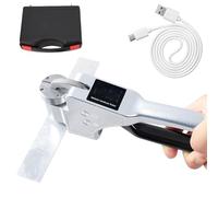 Digital Webster Hardness Tester,6 in 1 Handheld Digital Hardness Testing Tool,High Precision Hardness Meter Gauge with LCD Display, Auto Data Storage, 0.6-0.8mm Thickness, for Aluminum Brass Copper