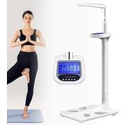 Digital Weight Scale, 440LB Capacity Body Fat Analyzer with LCD Display for Home Gym and Physical Examinations