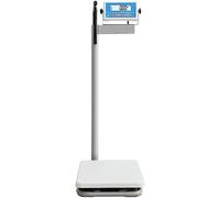 Digital Weight Scale with Height Rod, Electronic Bathroom Scale, 90° Rotatable Head, Max Weight 200Kg, Perfect for Home and Fitness Use