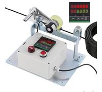 Digital Wire Length Measuring Meter, Cable Length Counter with Alarm Function, Initial Value Setting, Rolling Wheel for Cables and Tin Wires