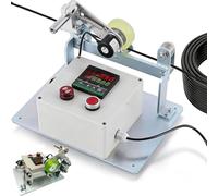 Digital Wire Rope Counter with Length Alarm, Electronic Display for Accurate Cable Measurement, Multi-Unit Switching, Roller Type Design, Ideal for Industrial Use