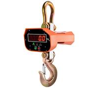Digital Wireless Hanging Scale 1T 2T 3T Industrial Heavy Duty Scale, Rechargeable LED Direct View Remote Control Crane Scale Aluminum Alloy Shell, Portable Electronic Wei,1T/0.2kg