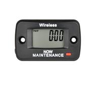 Digital Wireless Hour Meter Self Powered Vibration Activated 5 Groups Maintenance Reminder Conversion Machine Oil for Nerator Easy to Use