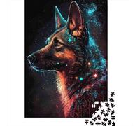Digital Wolf Art 1000 Pc Thickened Paper Jigsaw Puzzle Grown-Ups Easy Store Relaxation Hobby Engaging Brain Teaser 70x50cm/1000pcs