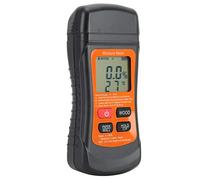 Digital Wood Moisture Meter, Timber Damp Detector, Portable Moisture Detector, 2in 1 Dual Pins Humidity Tester, Easy to Read with Large LCD Display