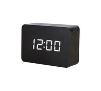 Digital Wooden Alarm Clock - Electric Bedroom Clock, Wooden Desk Clock | Weekday/Weekend Mode, Large Display, Sound Control, Wood Made Electric Clocks For Bedside, Bedroom, Desk Accessories