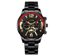 Digital Wrist Watch Men Fashion Sport Men's Stainless Steel Case Steel Band Quartz Analog Wrist Watch Gw-m5610u (D, One Size)