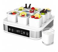 Digital Yoghurt Maker, 25-65°C Control, 9 x 170ml Glass Jars
