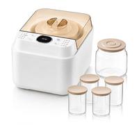 Digital Yoghurt Maker with 4 Glass Jars and 8 Programmes