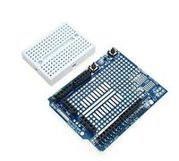 Digitalkey Proto Shield Module with 170 Point Mini Breadboard, Expansion Board Compatible with Arduino UNO, Blue