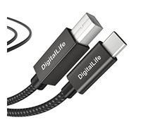 DigitalLife FlexMIDI Vortex 2M USB-C to B MIDI Cable