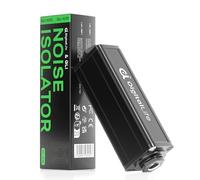 DigitalLife HumBlock Pro | 6.35mm Ground Loop Noise Isolator, Passive Audio Hum Eliminator, 1/4 Inch Female to Female, Metal Housing, for Home Audio & Studio (GLI-635, Not for P24/P48 Mics)