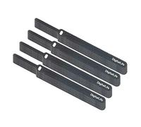 DigitalLife Reusable Cable Straps Ties for MIDI Audio Adapters Management - 120x12mm, Black, 10pcs