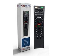DigitalTech® Universal Smart TV Remote Control for Sony TVs with Buttons for Video Platforms such as Netflix, Compatible with over 200 Sony Controller Models