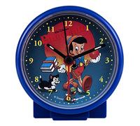 DigiTech Alarm Clock, Plastic, Blau Pinocchio, 10 x 4 x 10 cm
