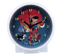DigiTech Alarm Clock, Plastic, Weiß Pinocchio, 10 x 4 x 10 cm
