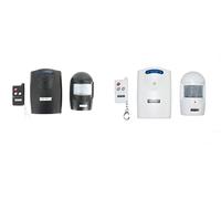 DIGITECK Wireless Driveway Garage Safety Alert 1 PIR Motion Detector Sensor 1 Receiver & Remote Control Kit (Black)