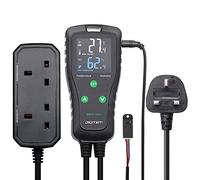 DIGITEN Temperature and Humidity Controller Digital Thermostat Plug-in Temperature Controller Humidity Control Outlet for Homebrewing Greenhouse Reptile Germination