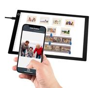 DigitPro Slide/Film Negative Scanner & Artist Sketch Light Box, 3-Level Adjustable Soft Light | USB Plug and Play | All-Around Scanner for Film/Slides/Sketch/Ultra-Thin Documents