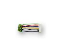 Digitrax HO DCC Decoder Wire Harness, 1.2" 8-Pin, JST, NMRA, Copper, PVC