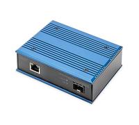 Digitus 10/100/1000Base-TX (PoE) to 1000Base-FX Industrial Media Converter