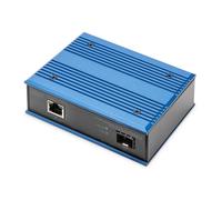 Digitus 10/100/1000Base-TX (PoE) to 1000Base-FX Industrial Media Converter