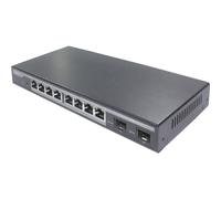 Digitus 8-Port Gigabit PoE Networkswitch, Desktop, L2 managed, 2 Uplin