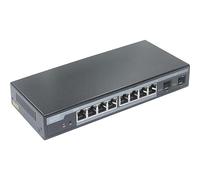 Digitus 8-Port Gigabit PoE Networkswitch, Desktop, L2 managed, 2 Uplin