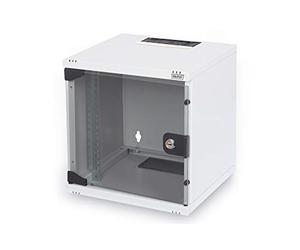 DIGITUS 10" Set - Network cabinet 6U - Shelf - Power strip - 8-Port Patch Panel - 8-Port Gigabit Switch