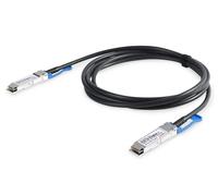 DIGITUS Universal DAC Cable - QSFP28-100 Gbit/s - Network Cable - Direct Attach Cable - Direct Attach Copper - compatible to SFF-8665 - AWG30-1m - Black