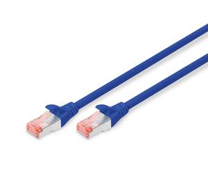 Digitus 10x Patch Kabel SFTP/PIMF CAT6 2m 4x2AWG 26/7 2xRJ45 blau blue