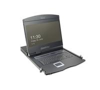 Digitus 19" LCD KVM Console. 1-Port VGA. italian Keyboard