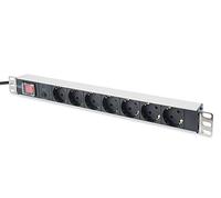 Digitus 19" Outlet Strip - Surge Protectors (50/60, Black)
