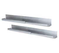 DIGITUS 1U Slide Rails for 19’ Server cabinets, Variable Depth from 50 to 75 cm, L-Profile, 2 mm Thick Steel Plate, Load Capacity 100 kg, Silver