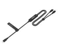 DIGITUS 2-in-1 USB-C cable - Type-C to Type-C - 1.8 m - 140 W - Power Delivery 3.1 - USB 2.0 480 Mbps - Charging cable for laptop, tablet, smartphone - Black