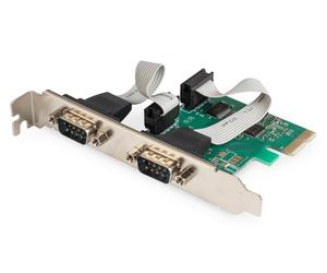 Digitus 2-Port Serial Interface Card, PCIe