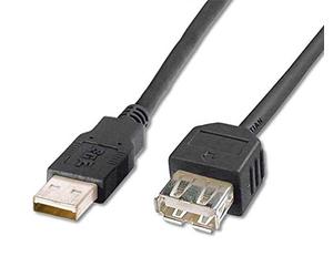 DIGITUS 3 MTR USB 2.0 A TO A EXTENSION M-F **USB A Male to USB A Female, Suitable for USB 1.1 and 2.0 applications, Shielded cable.** AK 701/3 AL